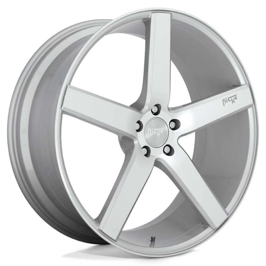 Niche Wheels<br>Milan Gloss Silver Machined (19x9.5)